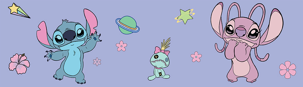 Stitch & Angel λιλά