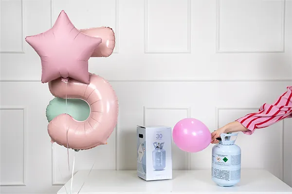 Φιάλες ήλιον για μπαλόνια