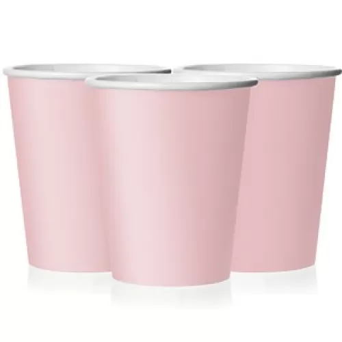 Χάρτινα ποτήρια ροζ - 14τμχ.