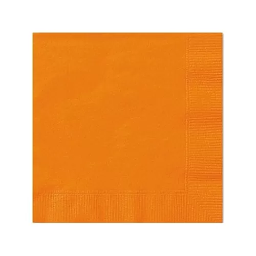 Χαρτοπετσέτες πορτοκαλί - 20τμχ.