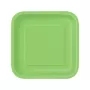 Χάρτινα πιάτα τετράγωνα λαχανί - 14τμχ.