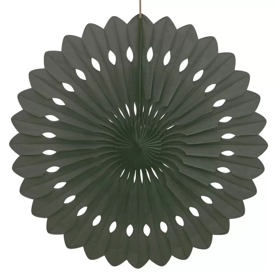 Χάρτινη βεντάλια μαύρη 40,64 εκ. Χάρτινη βεντάλια μαύρη 40,64 εκ.