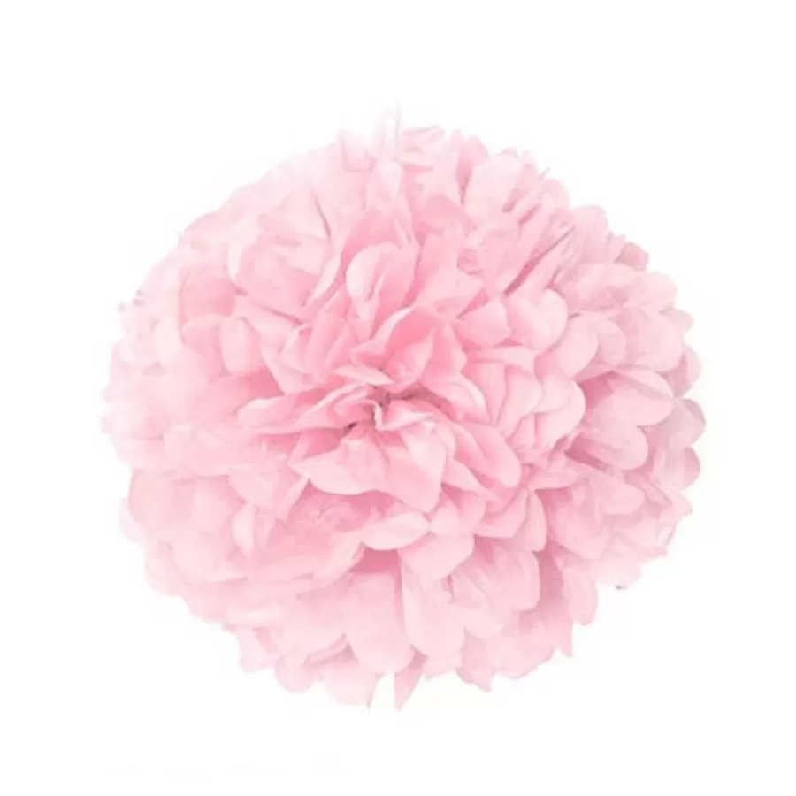 Χάρτινο pom pom ροζ Χάρτινο pom pom ροζ