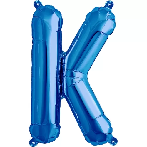 Μπαλόνι Γράμμα K μπλε μικρό