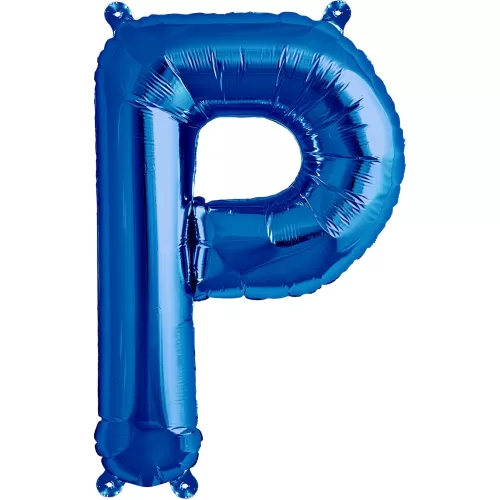 Μπαλόνι Γράμμα P μπλε μικρό