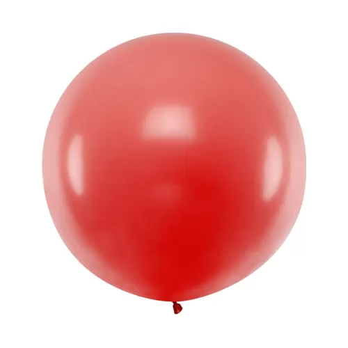Μπαλόνι στρογγυλό κόκκινο 1μ. - 1τμχ.