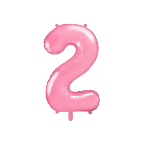 Μπαλόνι Αριθμός 2 ροζ - 86εκ.
