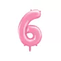 Μπαλόνι Αριθμός 6 ροζ - 86εκ.