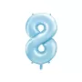Μπαλόνι Αριθμός 8 σιέλ - 86εκ.