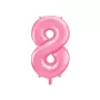 Μπαλόνι Αριθμός 8 ροζ - 86εκ.