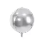 Μπαλόνι Σφαίρα ασημί foil - 40εκ.