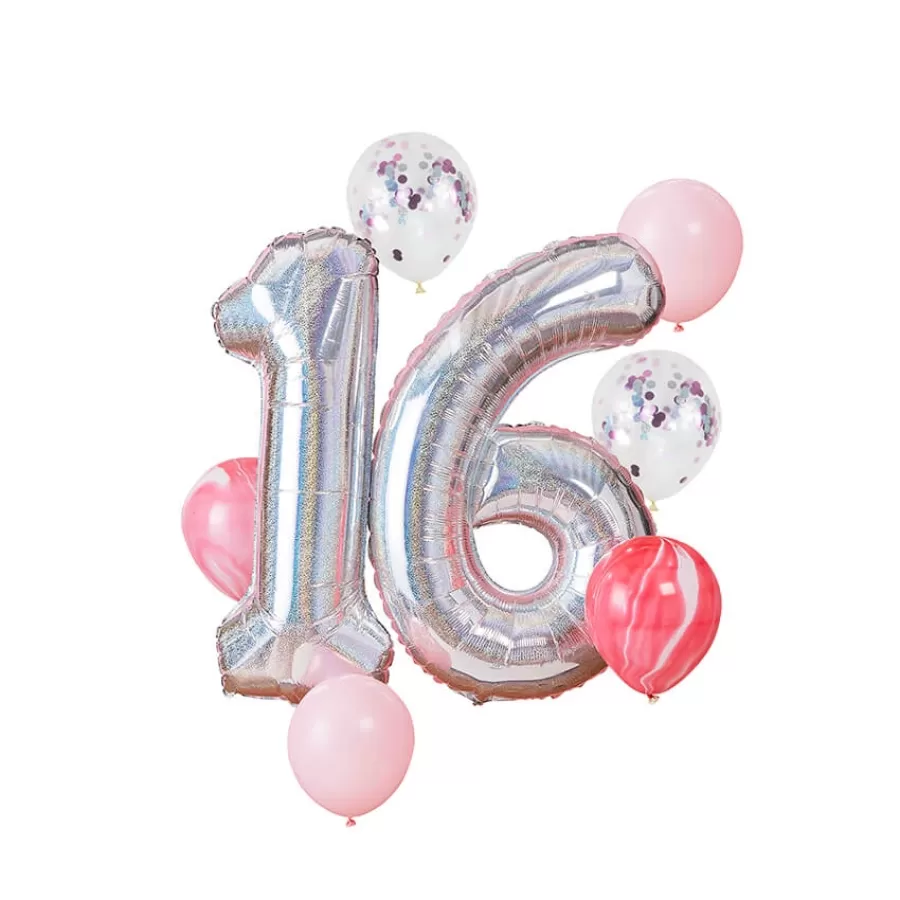 Σετ μπαλόνια 16α γενέθλια