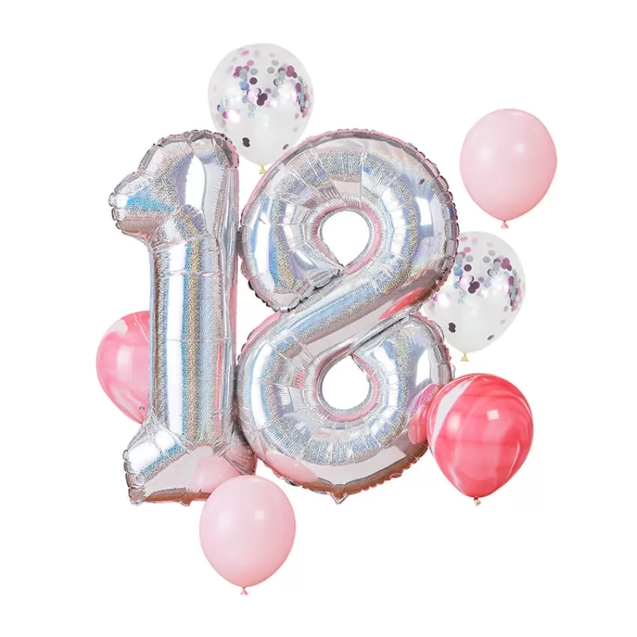 Σετ μπαλόνια 18α γενέθλια