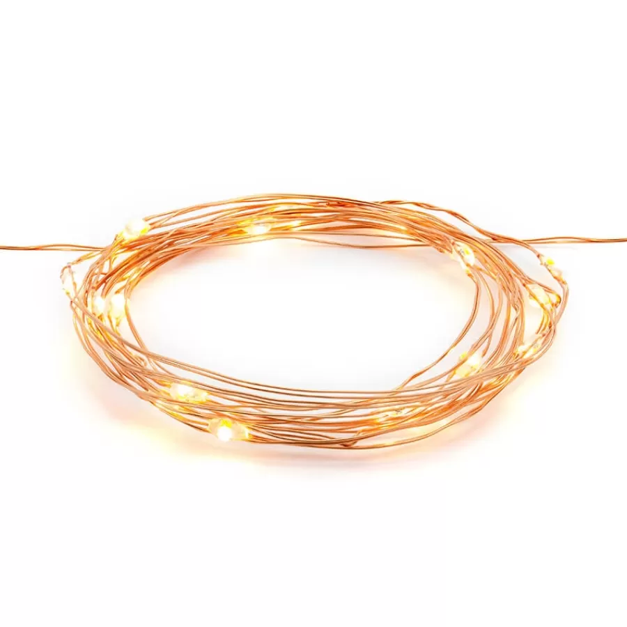 Φωτάκια LED μίνι σε χάλκινο σύρμα