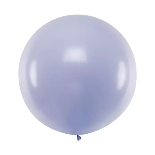 Μπαλόνι στρογγυλό παστέλ λιλά 1μ. - 1τμχ.