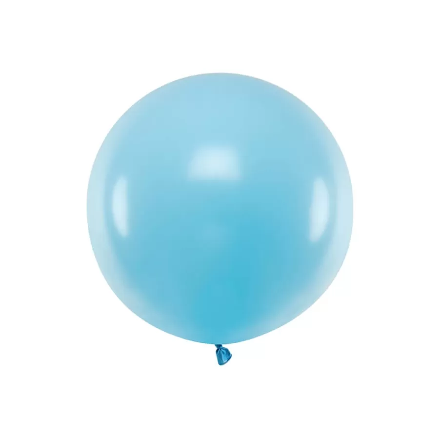 Μπαλόνι στρογγυλό παστέλ σιέλ 60εκ. - 1τμχ. Μπαλόνι στρογγυλό παστέλ σιέλ 60εκ. - 1τμχ.