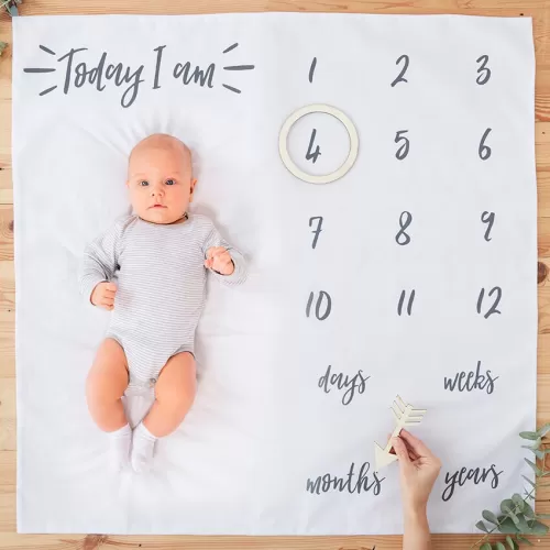 Κουβερτούλα Baby Milestone για τη φωτογράφιση του μωρού