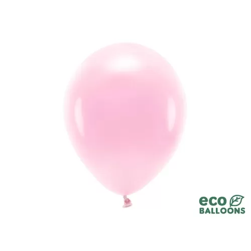 Μπαλόνια οικολογικά ροζ ανοιχτό 30εκ. - 10τμχ.