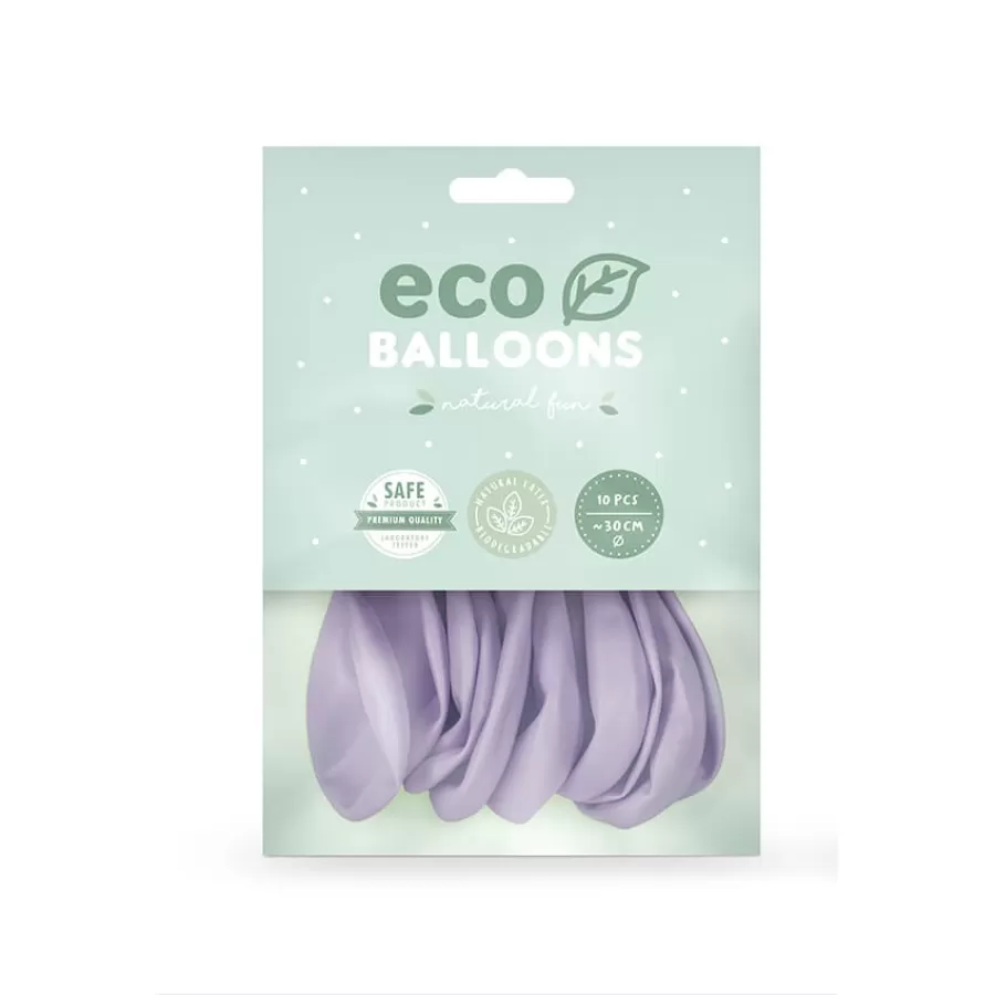 Μπαλόνια οικολογικά παστέλ λιλά 30εκ. - 10τμχ. Μπαλόνια οικολογικά παστέλ λιλά 30εκ. - 10τμχ.