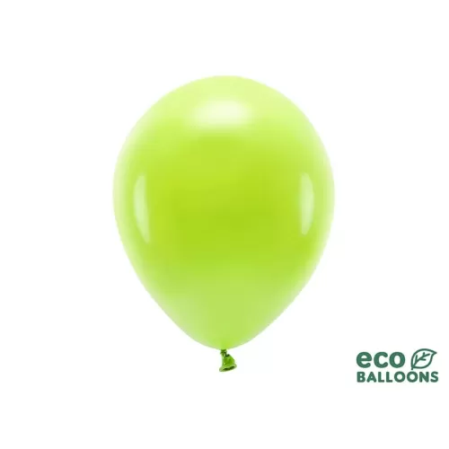 Μπαλόνια οικολογικά λαχανί 30εκ. - 10τμχ.