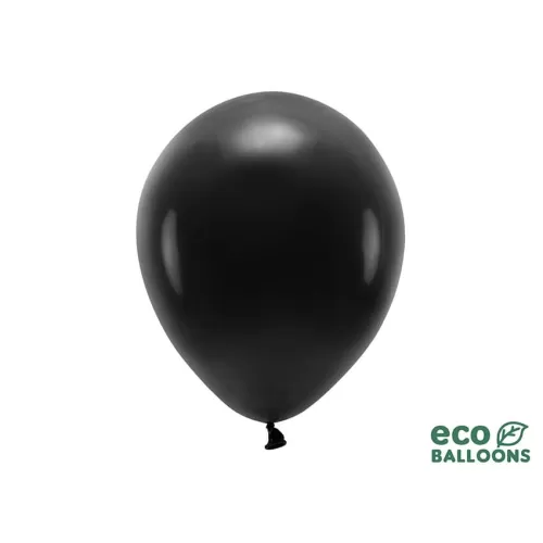 Μπαλόνια οικολογικά μαύρα 30εκ. - 10τμχ.