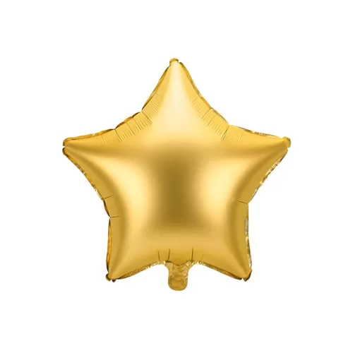 Μπαλόνι Αστέρι χρυσό σατινέ - 48εκ.
