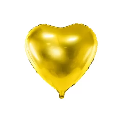 Μπαλόνι Καρδιά χρυσή foil - 45εκ.