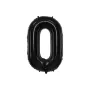 Μπαλόνι Αριθμός 0 μαύρο - 86εκ.