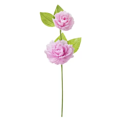 Λουλούδι χάρτινο ροζ διπλό 70εκ.