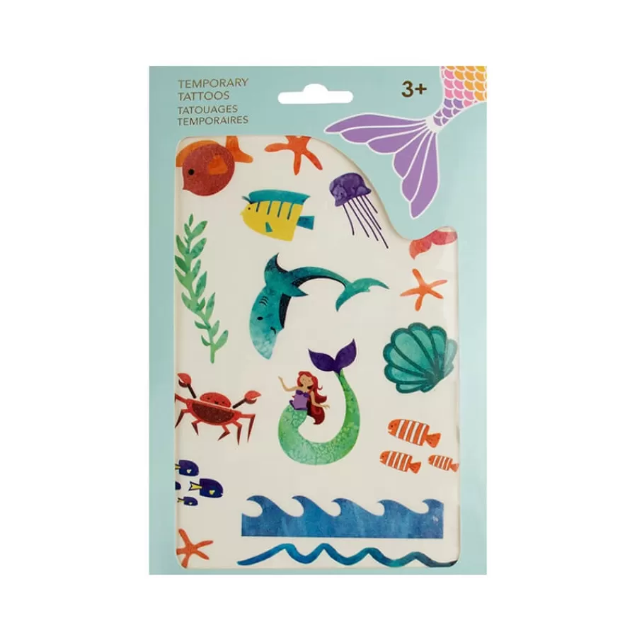 Τατουάζ για παιδιά Γοργόνα - Ζωάκια της Θάλασσας