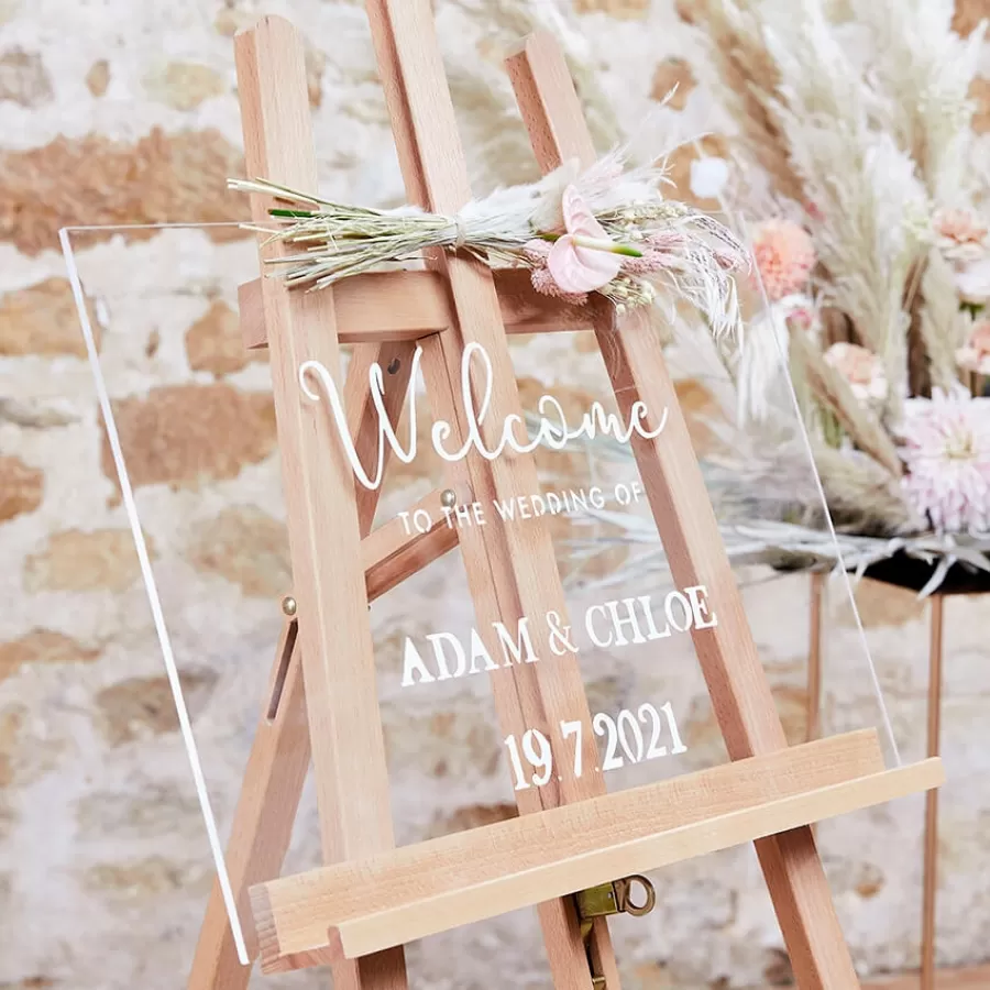 Επιγραφή ακρυλική διάφανη