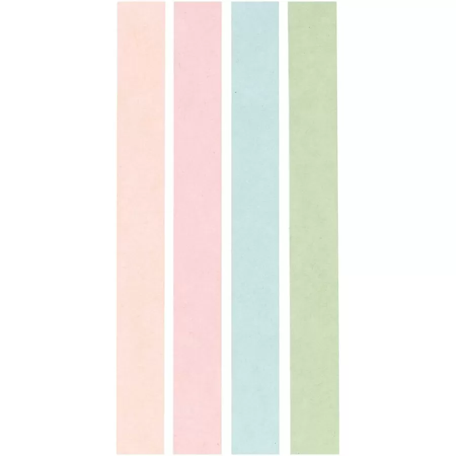 Washi tape παστέλ χρώματα - 4τμχ.