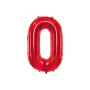 Μπαλόνι Αριθμός 0 κόκκινο - 86εκ.