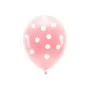 Μπαλόνια οικολογικά πουά ροζ 30εκ. - 6τμχ.