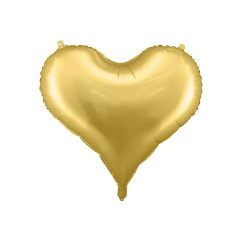 Μπαλόνι καρδιά χρυσή foil - 61x53εκ.