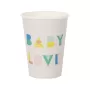 Χάρτινα Ποτήρια Baby Love nude - 8τμχ.