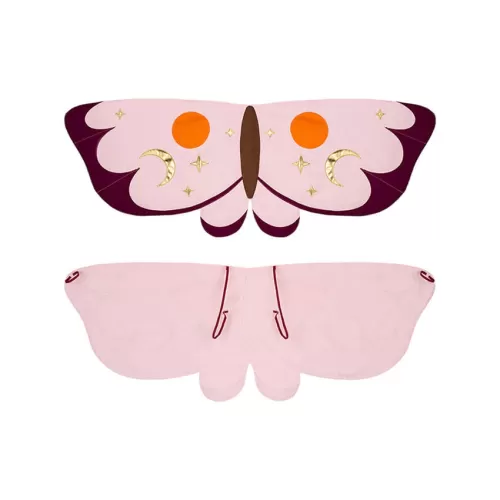 Φτερά Πεταλούδας υφασμάτινα ροζ/μπορντό/πορτοκαλί/χρυσό
