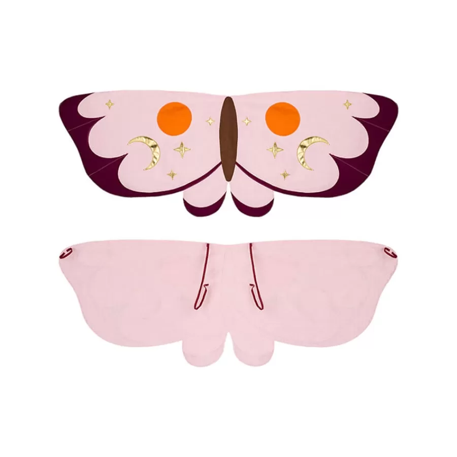 Φτερά Πεταλούδας υφασμάτινα ροζ/μπορντό/πορτοκαλί/χρυσό