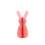 Κουνελάκι honeycomb διακοσμητικό ροζ - 30εκ.