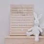 Letter board ξύλινο με λευκά γράμματα