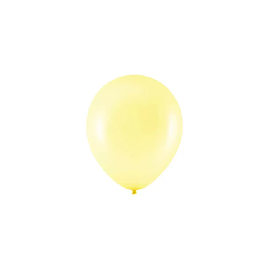 Μπαλόνια κίτρινα μεταλλικά 5'' - 20τμχ.
