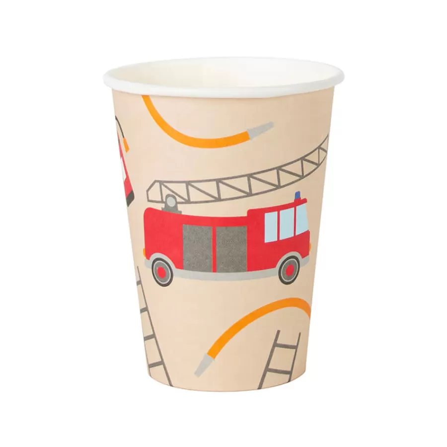 Χάρτινα ποτήρια Πυροσβέστης - 8 τμχ.