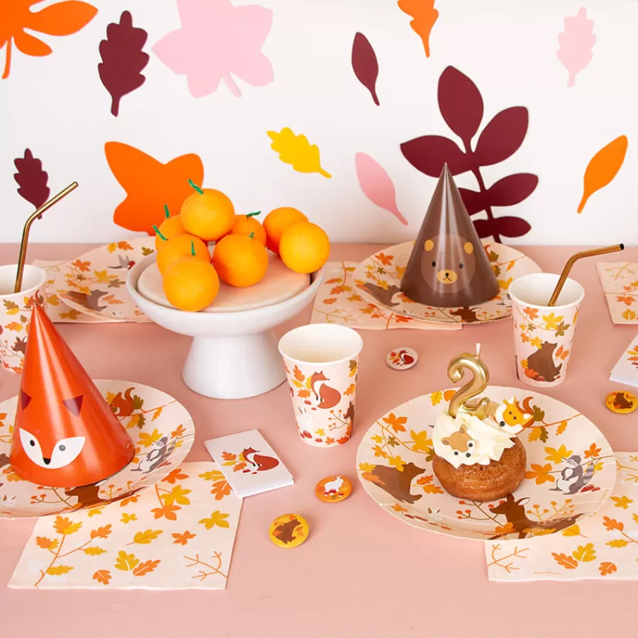 Χάρτινα πιάτα Φθινοπωρινά φύλλα & Ζωάκια - 8τμχ. Χάρτινα πιάτα Φθινοπωρινά φύλλα & Ζωάκια - 8τμχ.