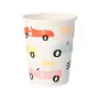Χάρτινα ποτήρια Αγωνιστικά Αυτοκίνητα - 8τμχ.