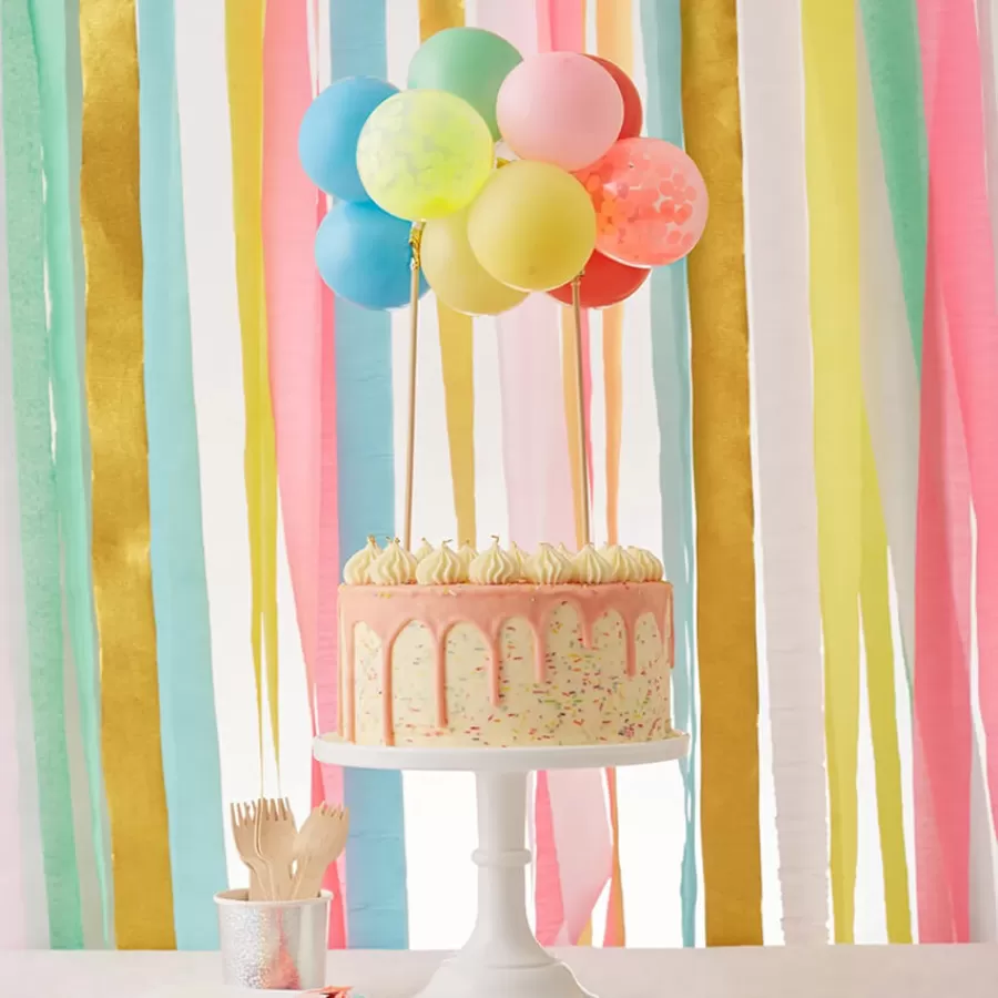 Διακόσμηση τούρτας - Μπαλόνια πολύχρωμα
