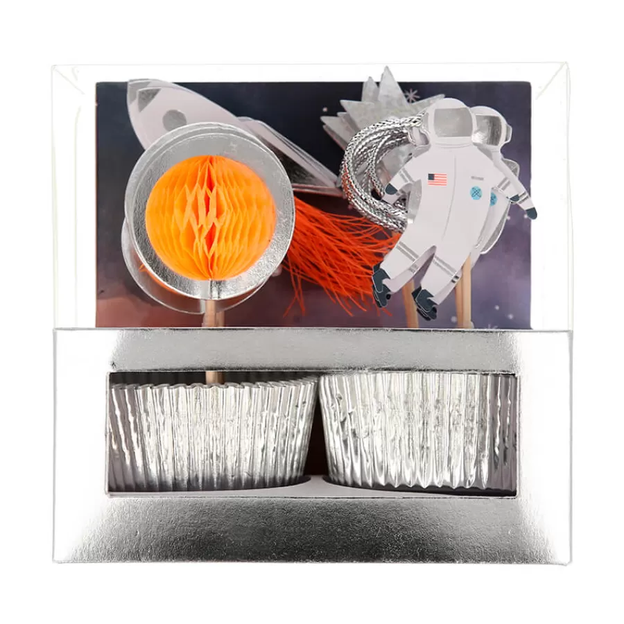 Σετ για cupcakes Διάστημα - 24τμχ.