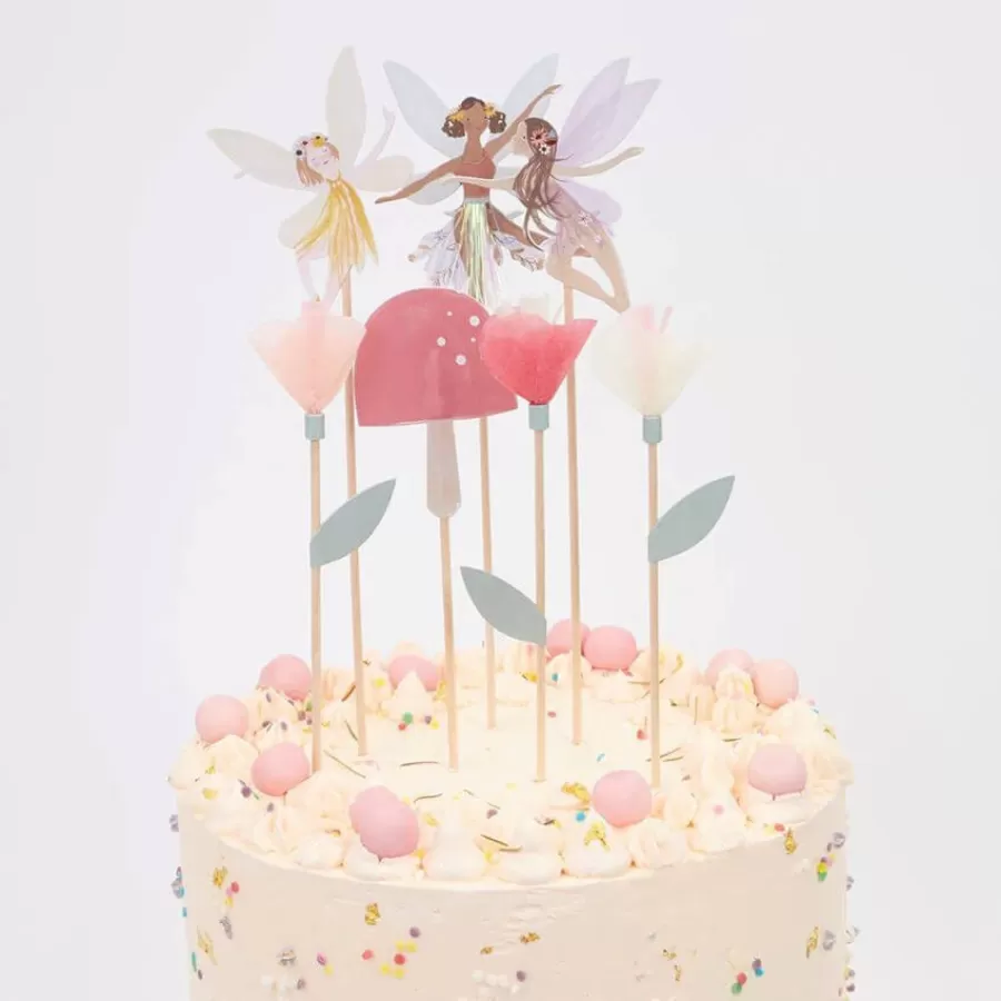 Διακόσμηση τούρτας - Fairyland - 7τμχ.