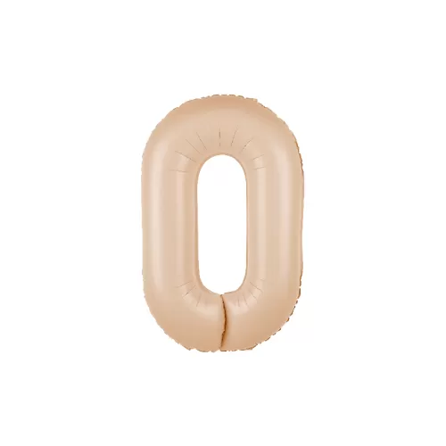 Μπαλόνι αριθμός 0 caramel
