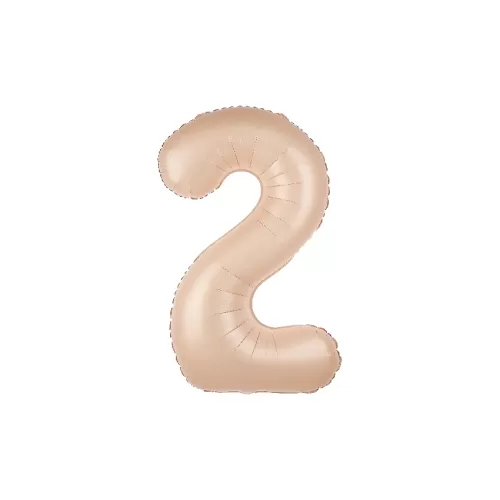 Μπαλόνι αριθμός 2 caramel