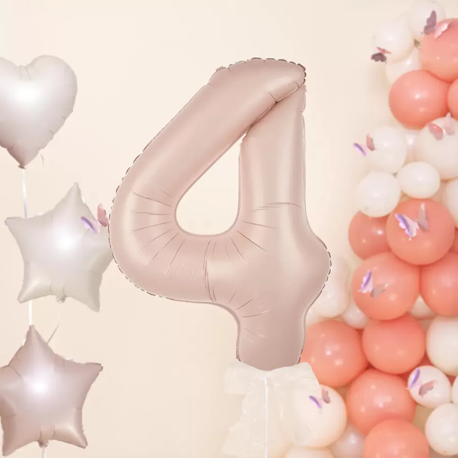Μπαλόνι αριθμός 4 caramel Μπαλόνι αριθμός 4 caramel
